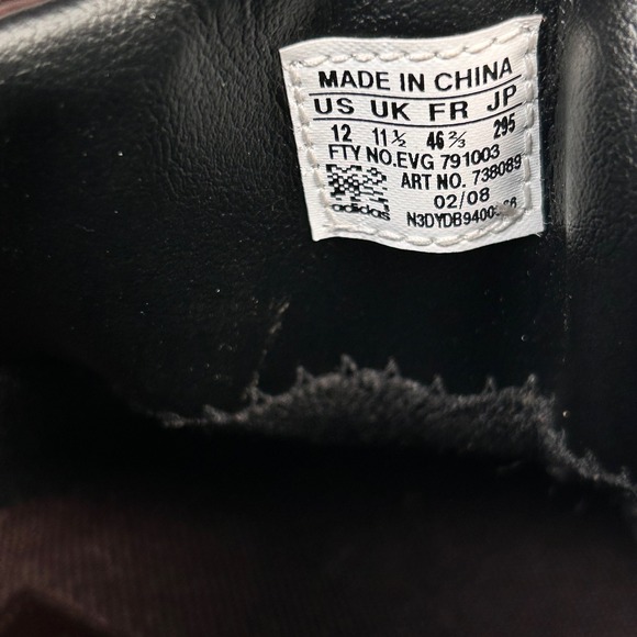 Adidas Tour360 LTD WD Golf Shoe Spiked Men 12 D Burgundy Leather 3D Fit Foam NWT - Picture 15 of 15